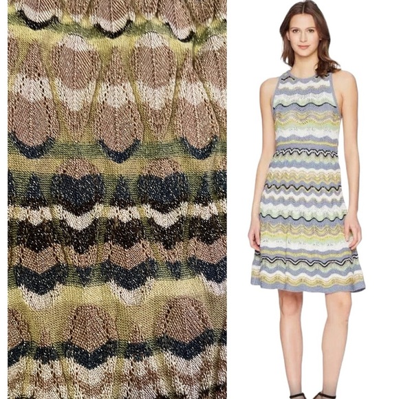 Missoni Crochet Wave Design Dress - Picture 1 of 5